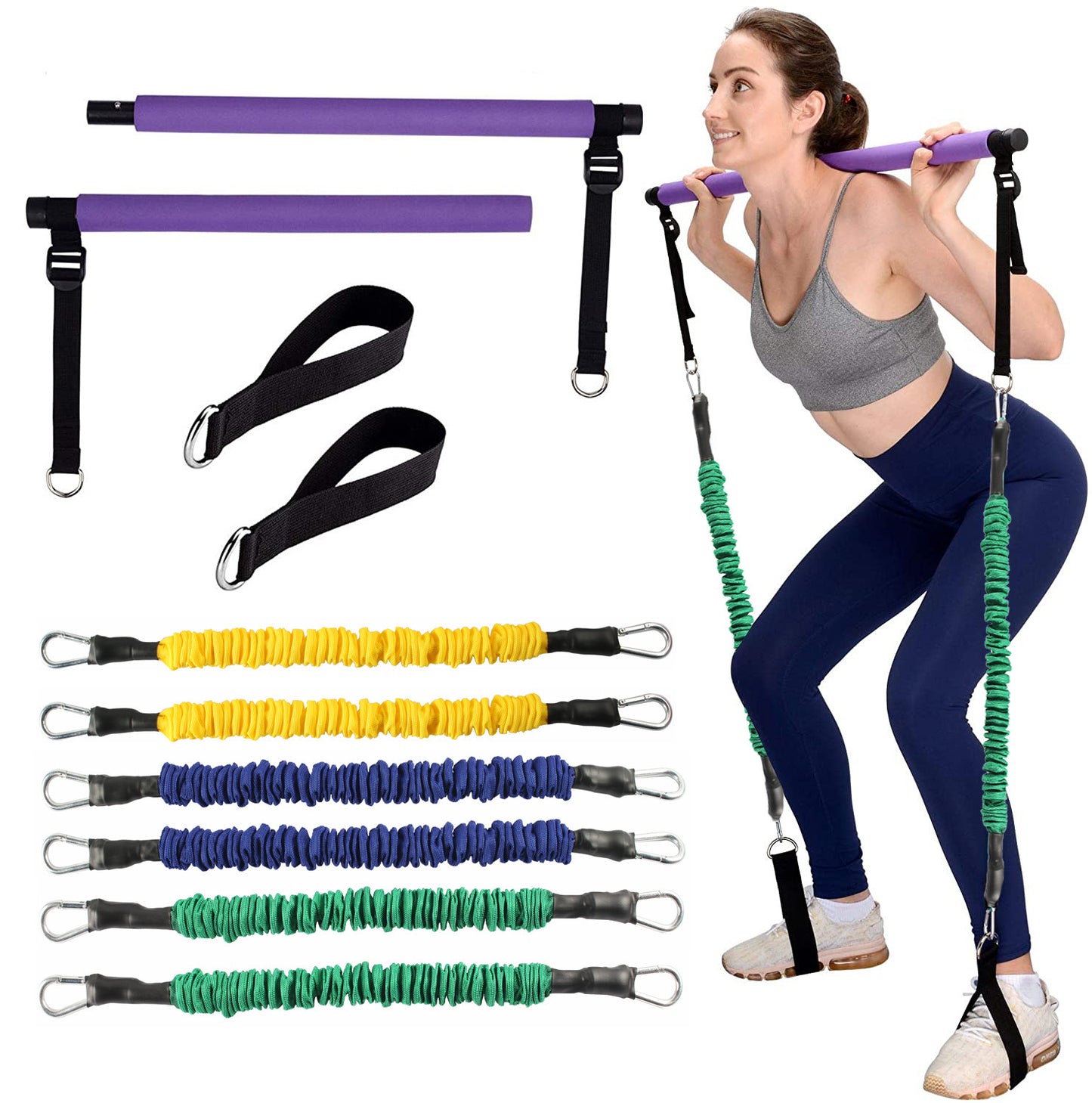 Kit de barre Pilates multifonction